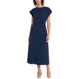 Luxely Womens  Midi Dress, Blue